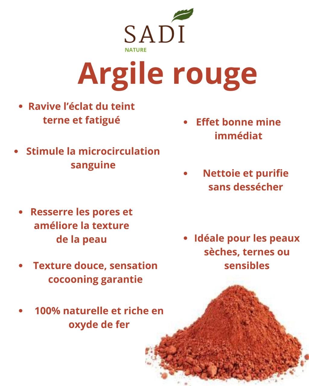 Argile Rouge Sadi Nature